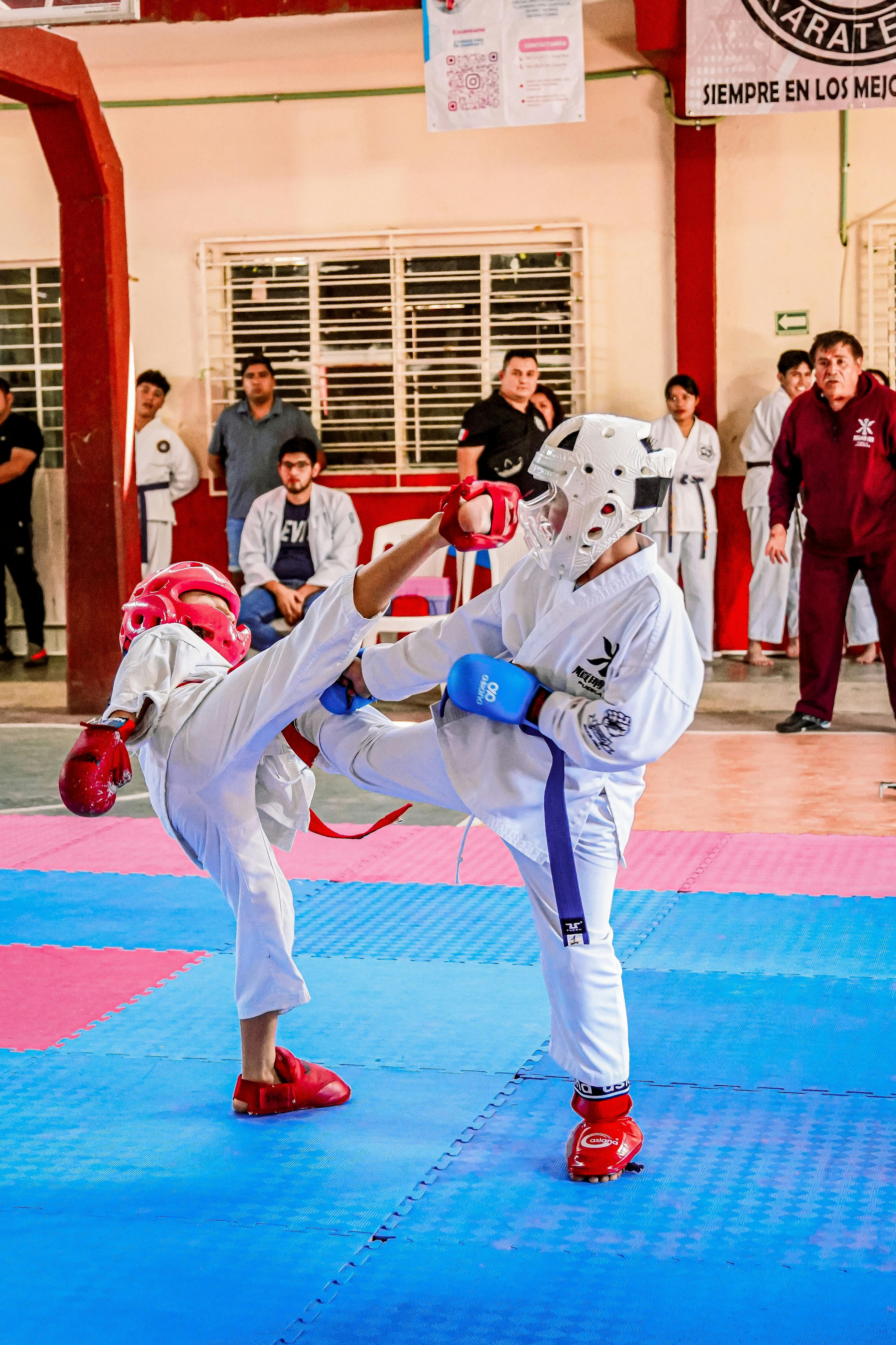 Karate training at Jiin Dojo